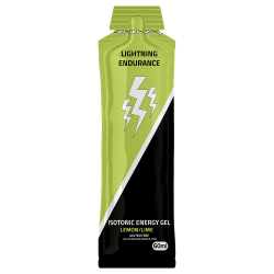 Lightning Endurance Isotonic Energy Gel - Lemon/Lime - 24 x 60 ml